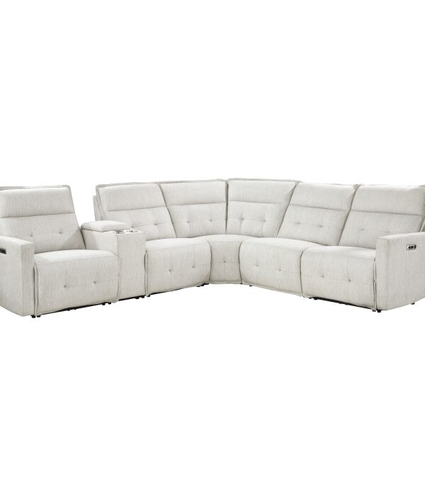 9444HMP*6SCPWH 6-Piece Modular Power Reclin...