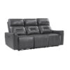 9446GY-3PW Power Double Reclining Sofa ...