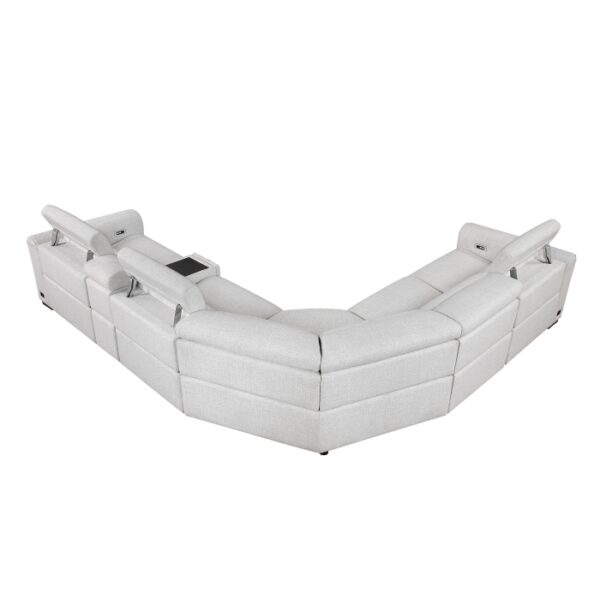 9455CLD*6LRRRPWH 6-Piece Modular Power Reclin...