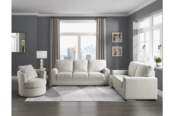 9468BE Seating-Morelia Collection 2pc Set: Sofa, Love