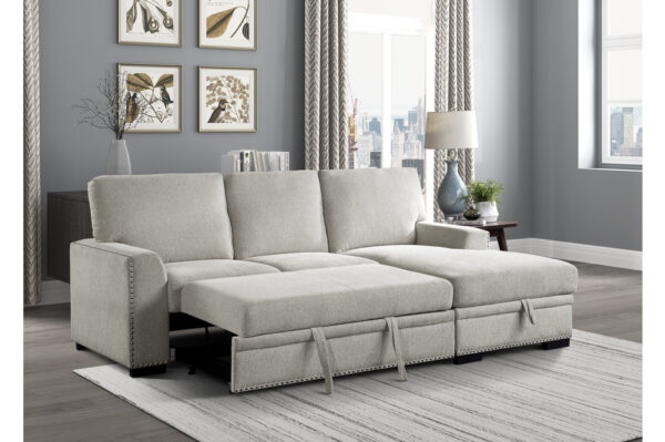 9468BE-SC Seating-Morelia Collection 2-Piece Sectional with Pull-...