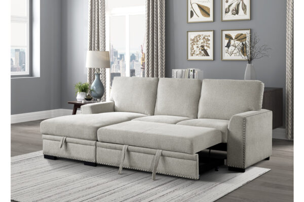 9468BE-SC Seating-Morelia Collection 2-Piece Sectional with Pull-...