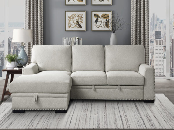 9468BE-SC Seating-Morelia Collection 2-Piece Sectional with Pull-...