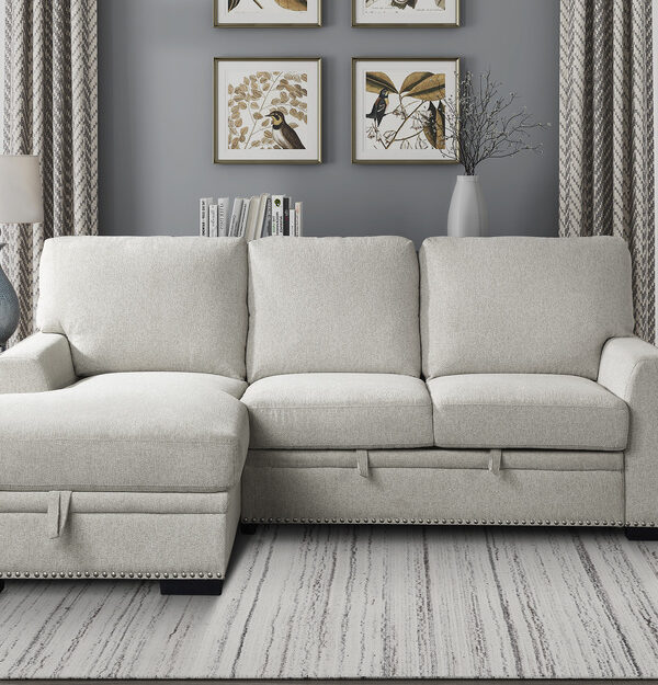 9468BE-SC Seating-Morelia Collection 2-Piece Sectional with Pull-...