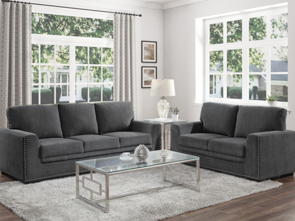 9468CC Seating-Morelia Collection 2pc Set: Sofa, Love