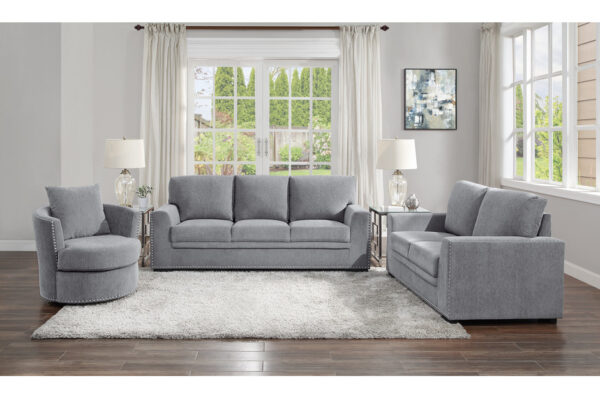9468DG Seating-Morelia Collection 2pc Set: Sofa, Love