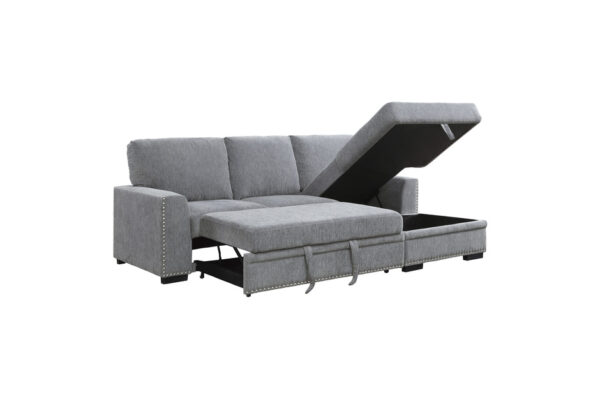 9468DG-SC Seating-Morelia Collection 2-Piece Sectional with Pull-...