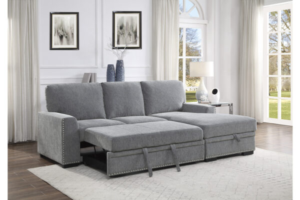 9468DG-SC Seating-Morelia Collection 2-Piece Sectional with Pull-...