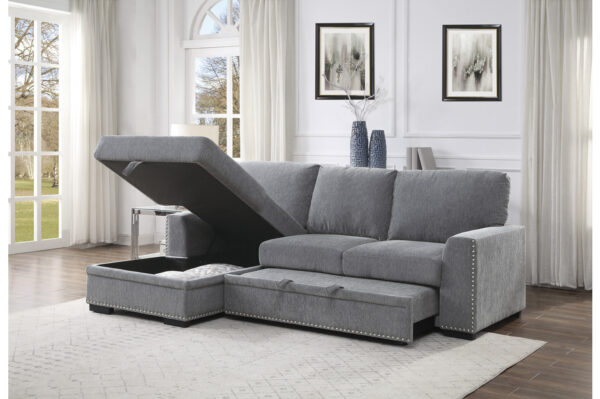 9468DG-SC Seating-Morelia Collection 2-Piece Sectional with Pull-...