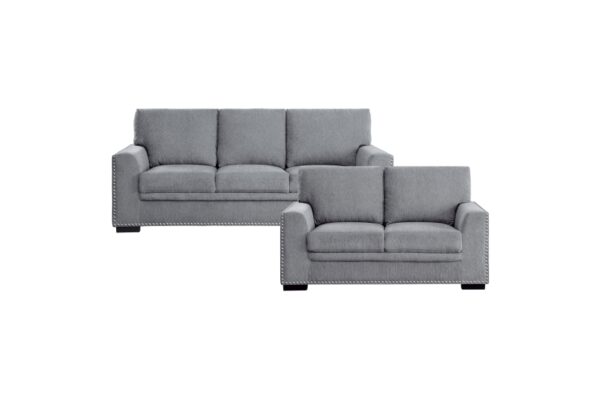 9468DG Seating-Morelia Collection 2pc Set: Sofa, Love