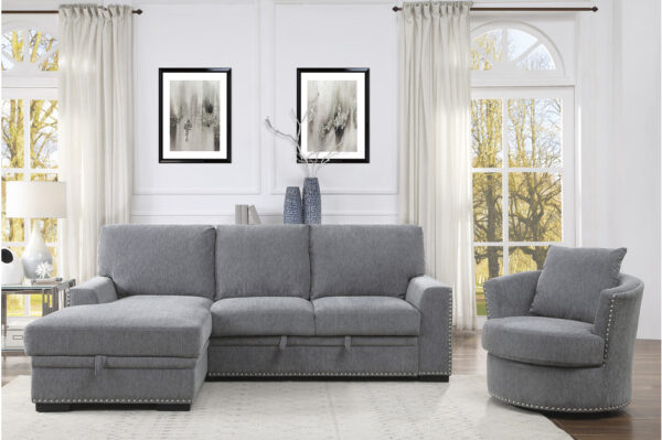 9468DG Seating-Morelia Collection 2pc Set: Sofa, Love