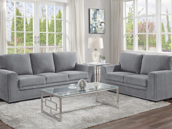 9468DG Seating-Morelia Collection 2pc Set: Sofa, Love