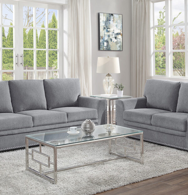 9468DG Seating-Morelia Collection 2pc Set: Sofa, Love
