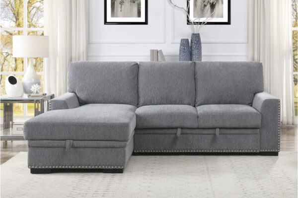 9468DG-SC Seating-Morelia Collection 2-Piece Sectional with Pull-...