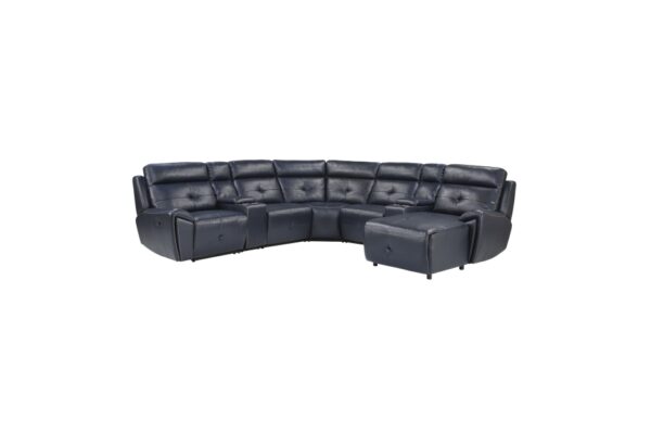 9469NVB Seating-Avenue Collection 7-Piece Modular Reclining Se...
