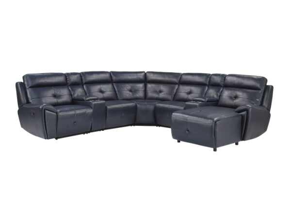 9469NVB*7LRRC 7-Piece Modular Reclining Se...