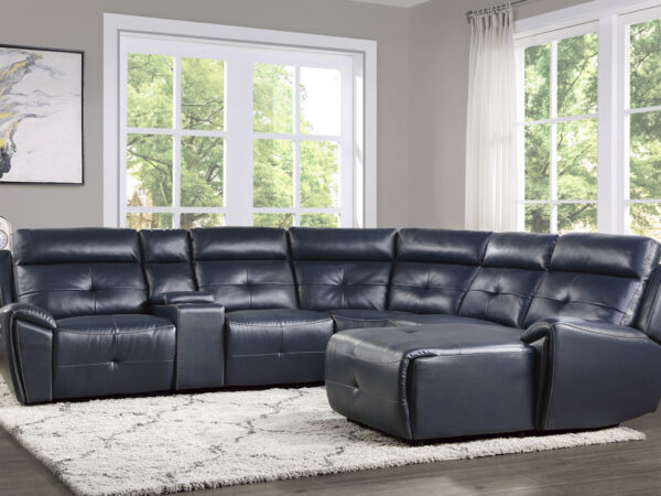 9469NVB Seating-Avenue Collection 7-Piece Modular Reclining Se...
