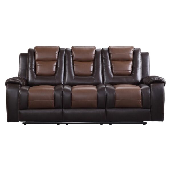 9470BR-3 Double Reclining Sofa with C...