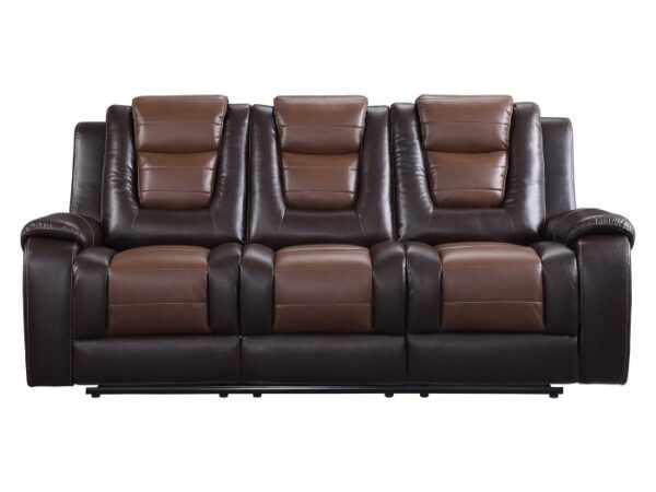 9470BR-3 Double Reclining Sofa with C...