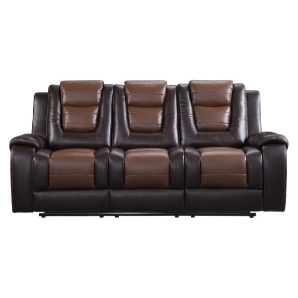 9470BR-3 Double Reclining Sofa with C...