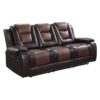 9470BR-3 Double Reclining Sofa with C...