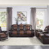 9470BR Seating-Briscoe Collection 2pc Set: Sofa, Love
