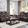 9470BR Seating-Briscoe Collection 2pc Set: Sofa, Love