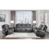 9470GY-3 Double Reclining Sofa with C...