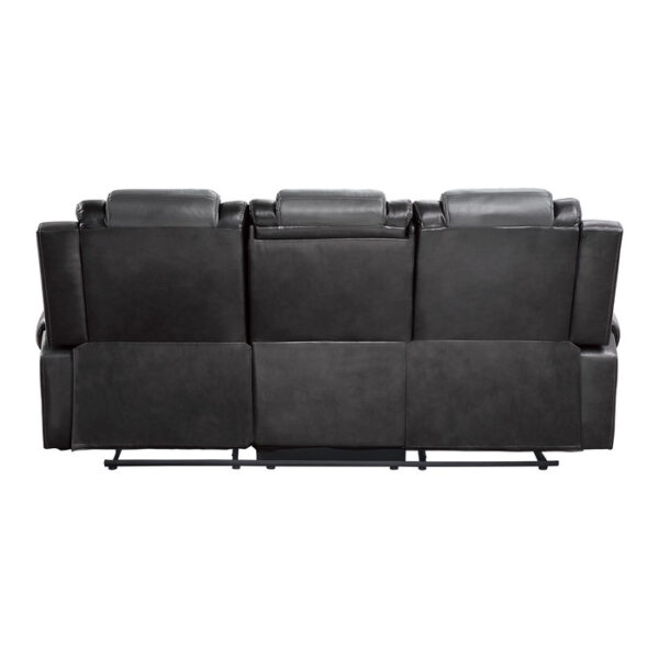 9470GY-3 Double Reclining Sofa with C...