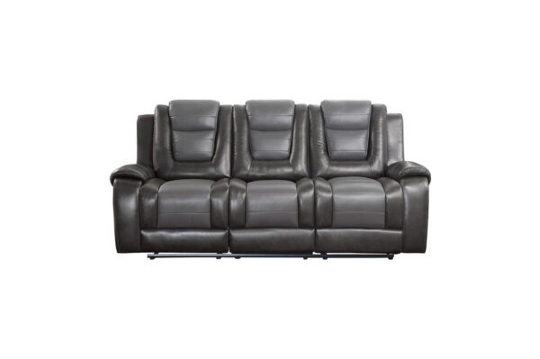 9470GY Seating-Briscoe Collection 2pc Set: Sofa, Love