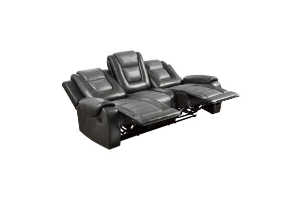 9470GY Seating-Briscoe Collection 2pc Set: Sofa, Love