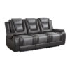 9470GY Seating-Briscoe Collection 2pc Set: Sofa, Love