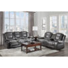 9470GY-3 Double Reclining Sofa with C...