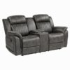 9479BRG Seating-Centeroak Collection 2pc Set: Sofa, Love