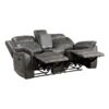9479BRG Seating-Centeroak Collection 2pc Set: Sofa, Love