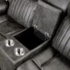 9479BRG Seating-Centeroak Collection 2pc Set: Sofa, Love