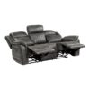 9479BRG Seating-Centeroak Collection 2pc Set: Sofa, Love