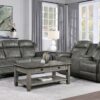 9479BRG Seating-Centeroak Collection 2pc Set: Sofa, Love
