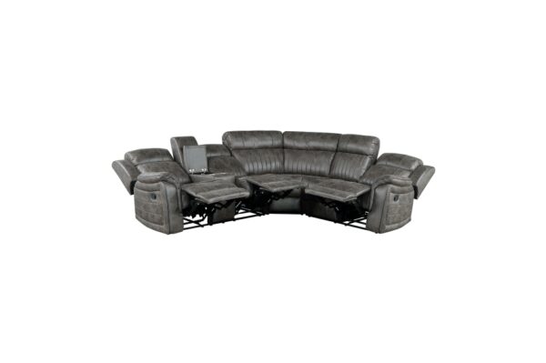 9479BRG-SC Seating-Centeroak Collection 3-Piece Reclining Sectional ...