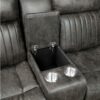 9479BRG-SC Seating-Centeroak Collection 3-Piece Reclining Sectional ...