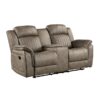 9479SDB Seating-Centeroak Collection 2pc Set: Sofa, Love