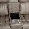 9479SDB Seating-Centeroak Collection 2pc Set: Sofa, Love