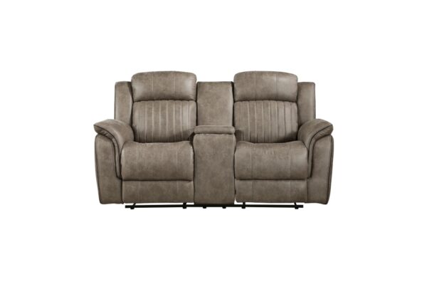 9479SDB Seating-Centeroak Collection 2pc Set: Sofa, Love