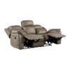 9479SDB Seating-Centeroak Collection 2pc Set: Sofa, Love