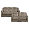 9479SDB Seating-Centeroak Collection 2pc Set: Sofa, Love