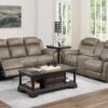9479SDB Seating-Centeroak Collection 2pc Set: Sofa, Love