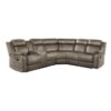 9479SDB-SC Seating-Centeroak Collection 3-Piece Reclining Sectional ...