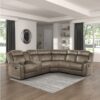 9479SDB-SC Seating-Centeroak Collection 3-Piece Reclining Sectional ...