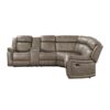 9479SDB-SC Seating-Centeroak Collection 3-Piece Reclining Sectional ...