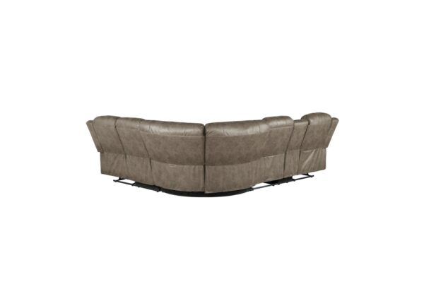 9479SDB-SC Seating-Centeroak Collection 3-Piece Reclining Sectional ...